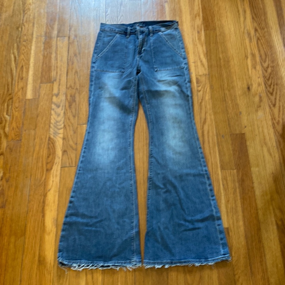 Lucky Brand High Waisted Flare Jeans with Stretch